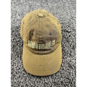 Band of Brothers Baseball Hat Cap HBO Promo Olive Green Flexfit WWII